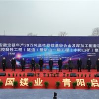 總投資148億、年產(chǎn)4000萬(wàn)噸 安徽寶鎂項目迎來(lái)“里程碑”節點(diǎn)！