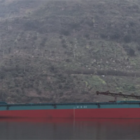 載重噸位達(dá)8500噸！西南地區(qū)首艘LNG自卸沙船試航成功